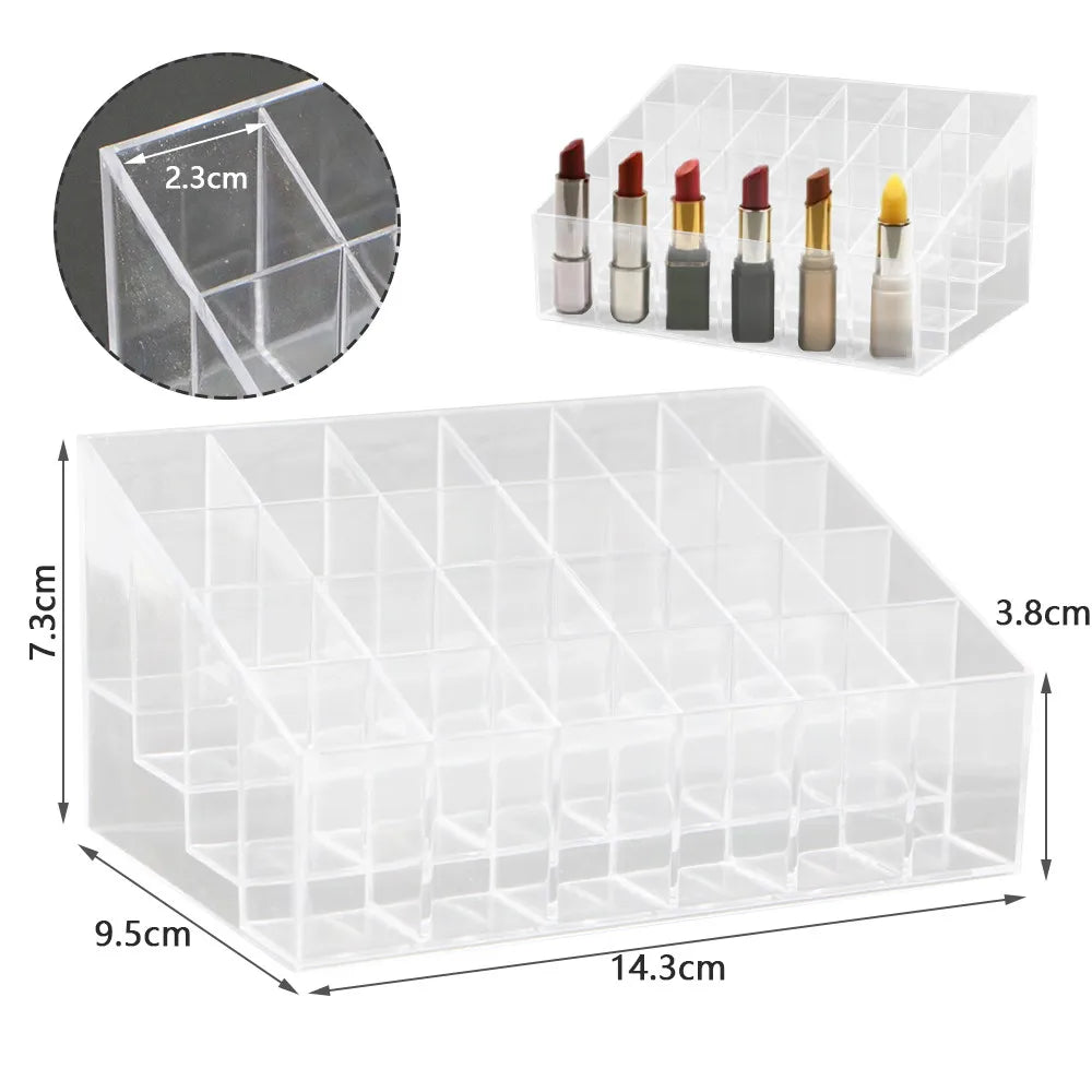 24 Grids Lipstick Holder Display organiser