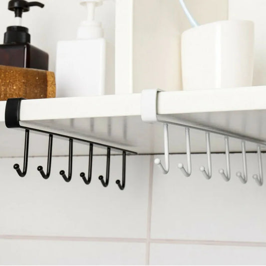 Kitchen and Bathroom Organiser Hanging Rack