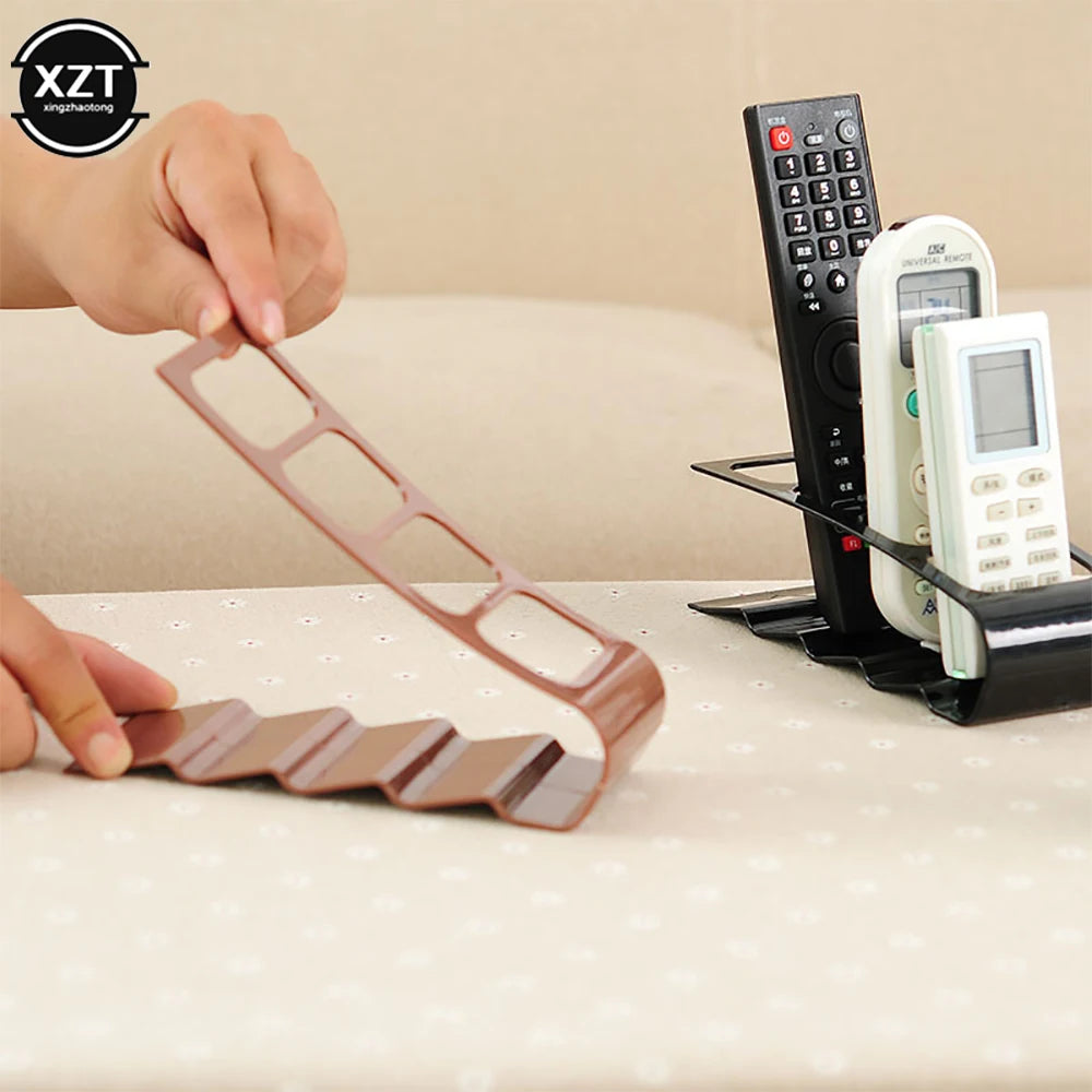 4-Slot Plastic Remote Control Organizer