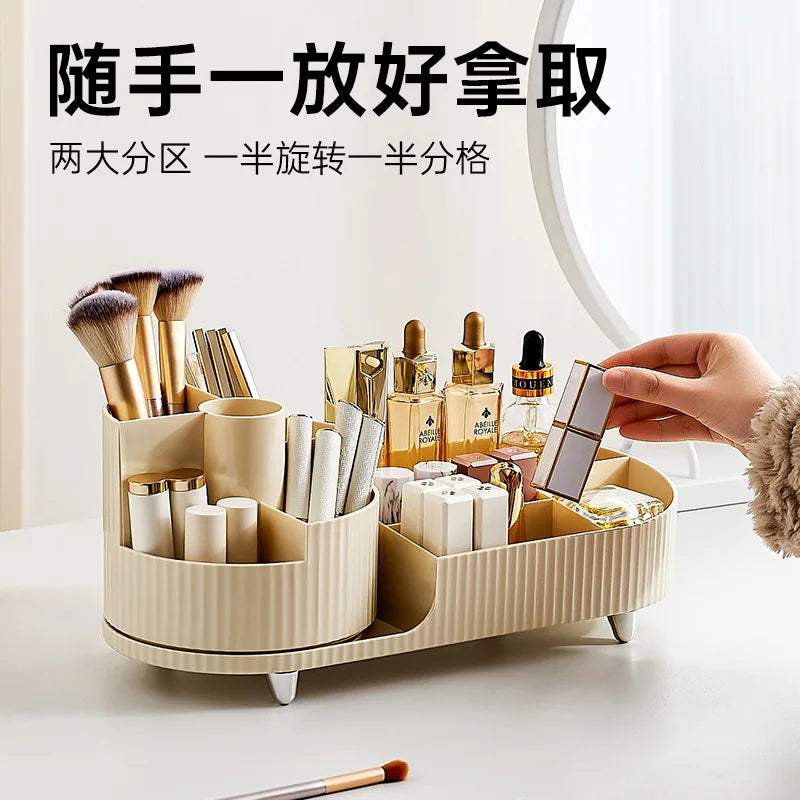 360° Rotating Makeup Brush Holder