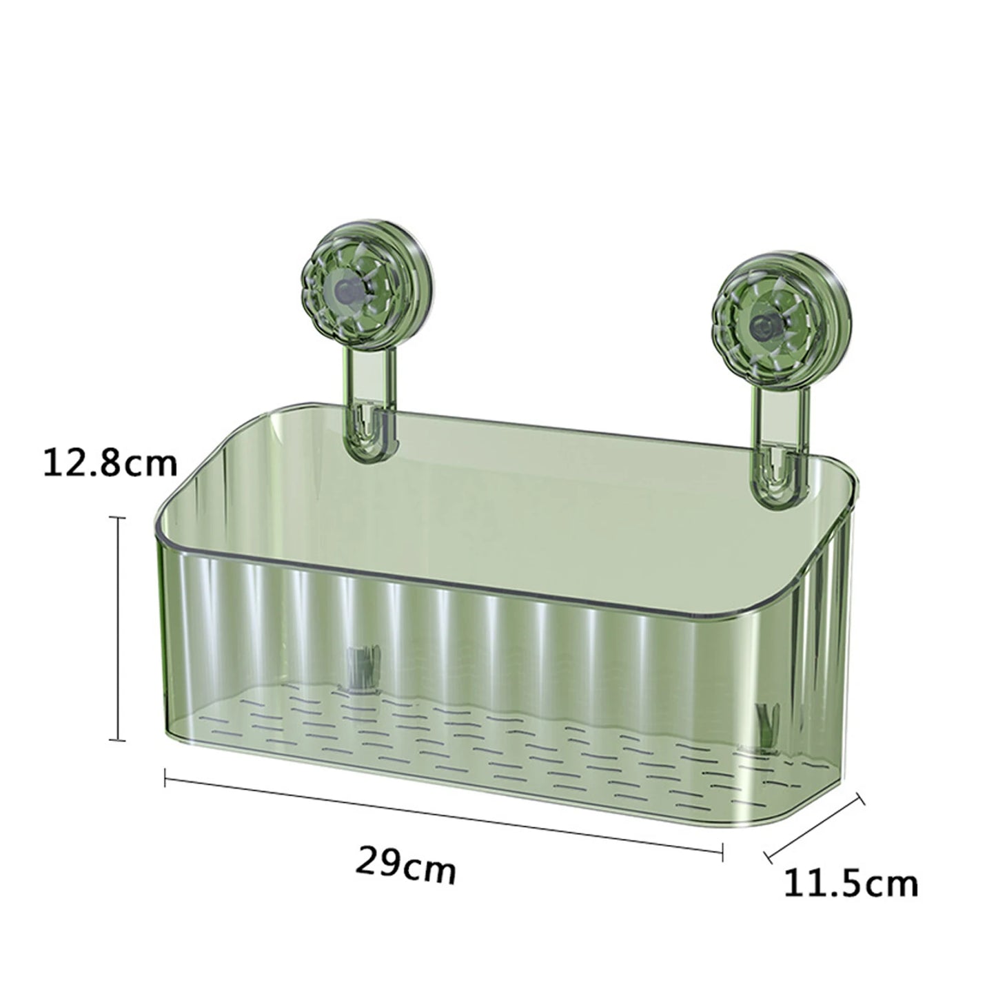 Punch-Free Hollow Storage Box With Suction Cup