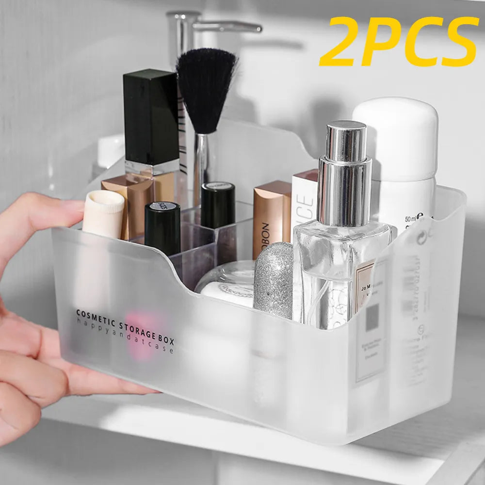 Plastic Box For Skincare Lipstick Brush Holder