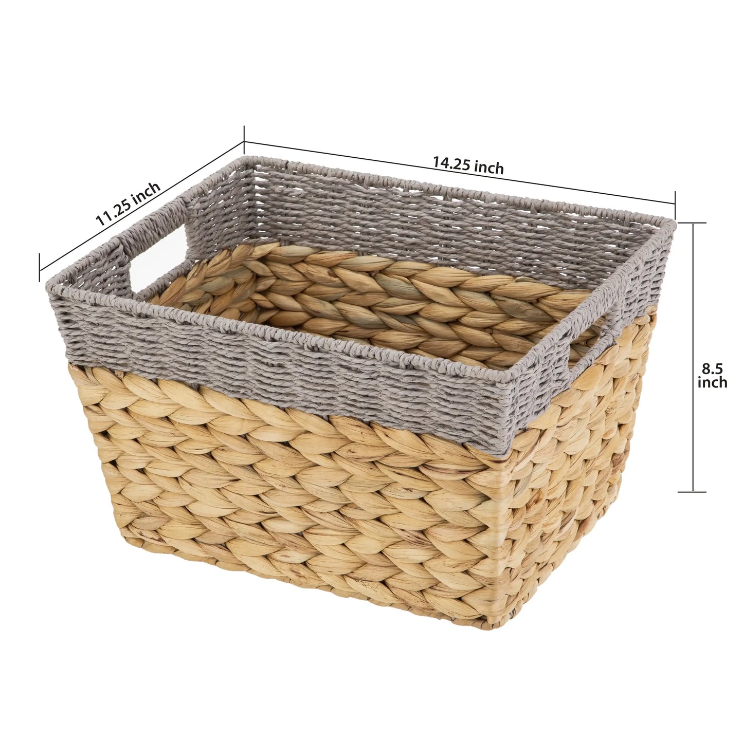 Large Storage Basket with Handles