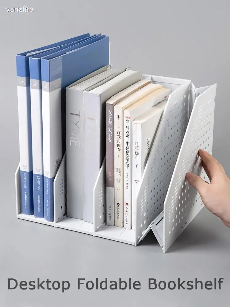 Folder Storage Box Vertical Bookshelf Organiser