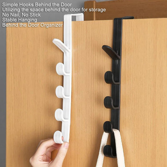 Bedroom Behind Door Coat Hook Rack