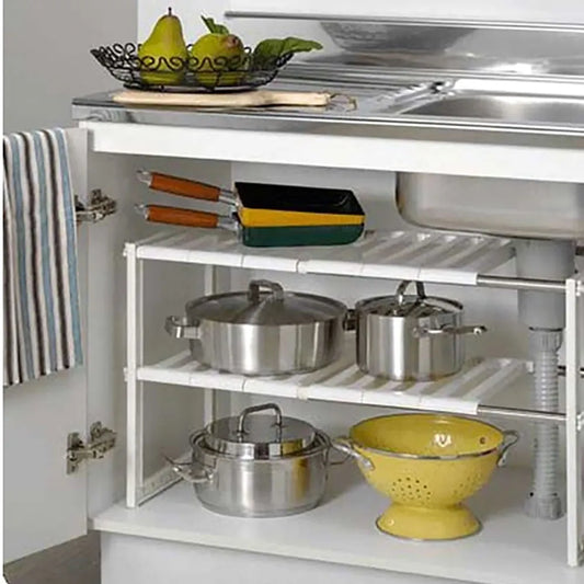 Adjustable Holder Kitchen Shelf Organizer