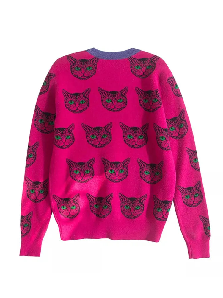 Women Autumn Winter Long Sleeve Harajuku Sweet Jumper C-054