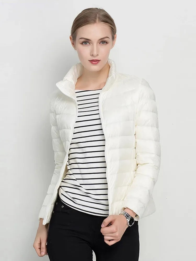 Winter Portable Windproof Women Winter Puffer Jacket