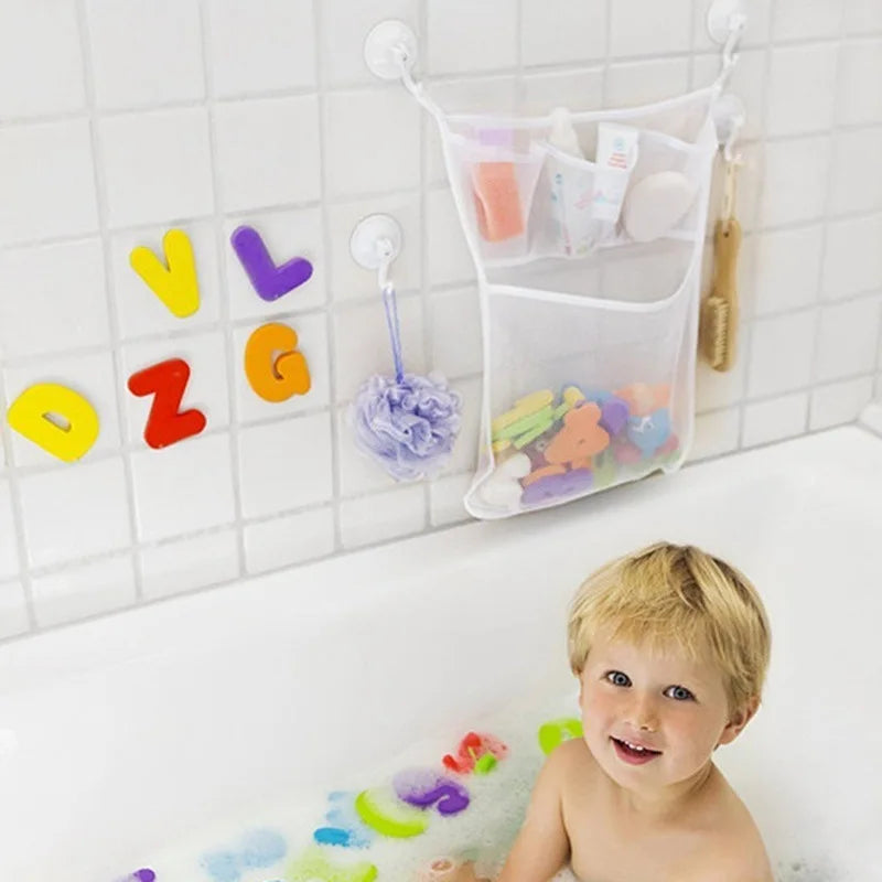 Baby Bath Toy Mesh Basket Organizer