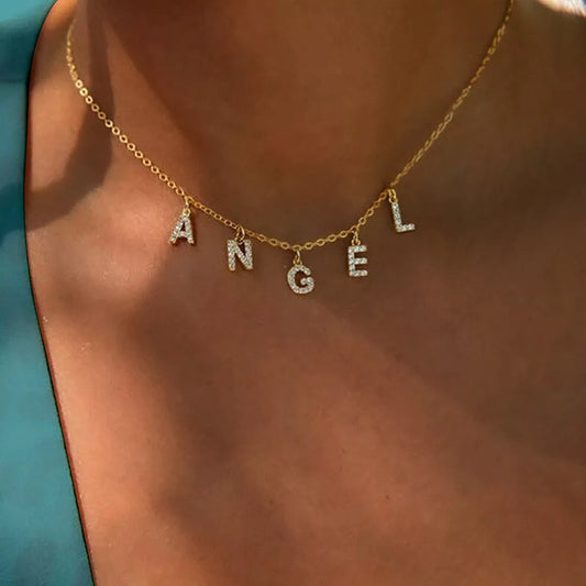 Personalized Letter Name Necklace For Women