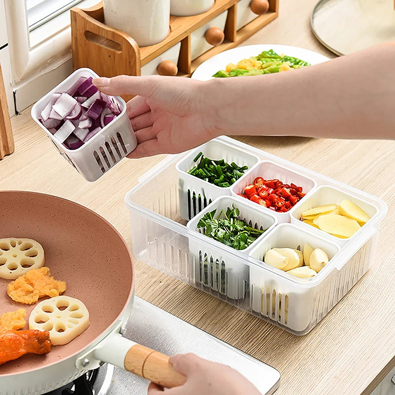 Home  Food Storage Box Kitchen Organizer