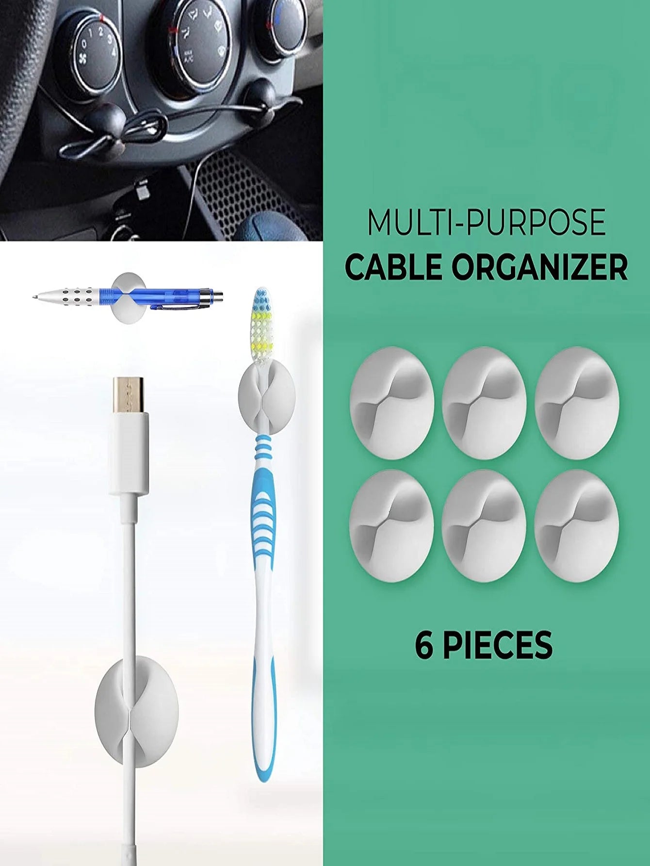 USB Charger Cord Holder Organizer