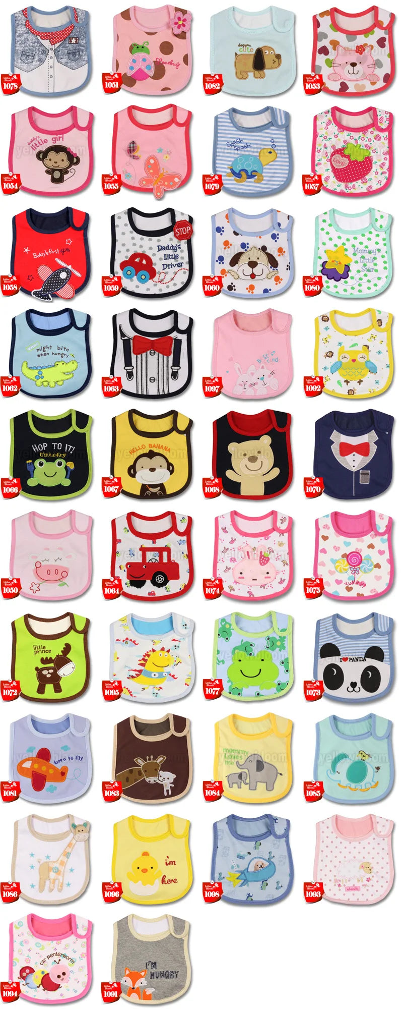 Baby Feeding Bibs Waterproof Apron Cartoon Towel