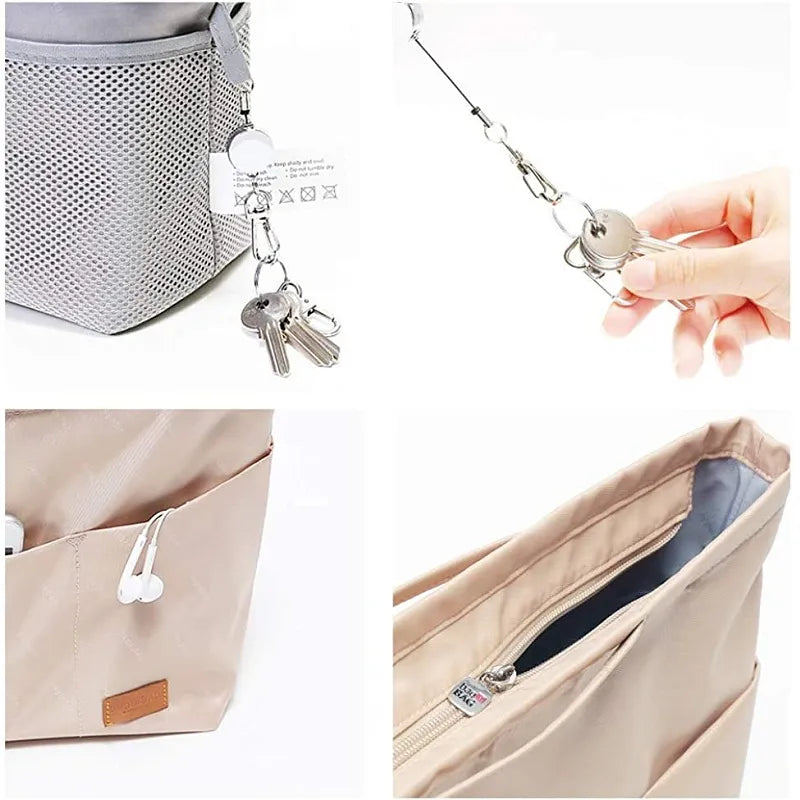 Nylon Organiser Bags for Ladies