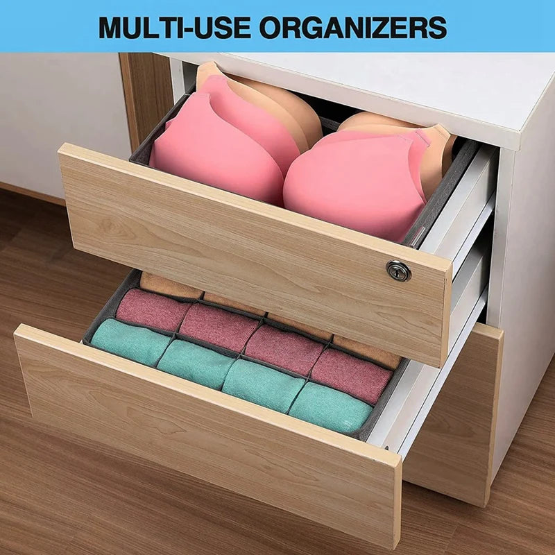 Foldable Drawer Organiser Box For Socks