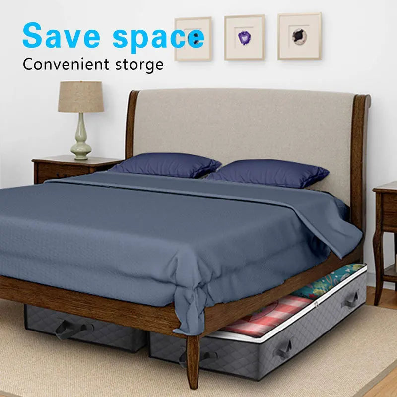 Under Bed Foldable Quilt Bag Wardrobe Clothes Organiser