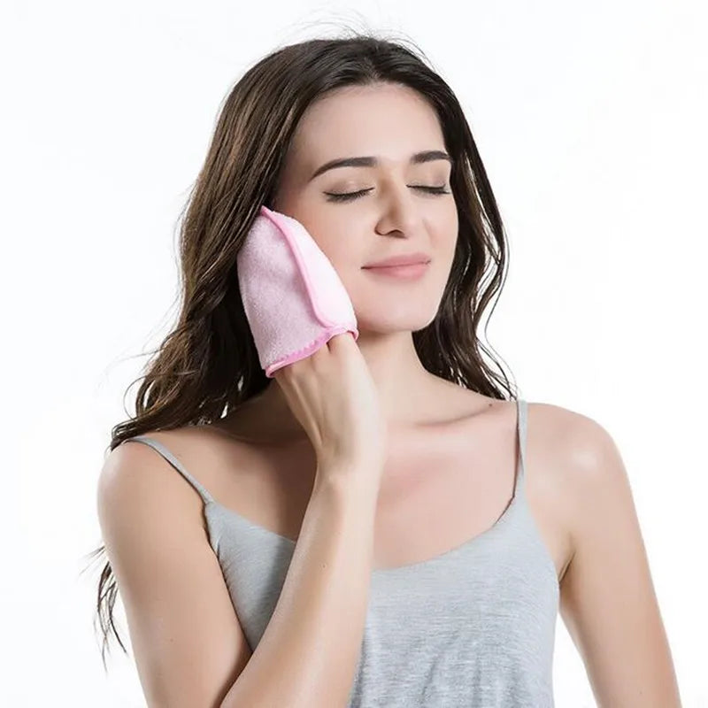 Reusable Microfiber Facial Cleaning Glove