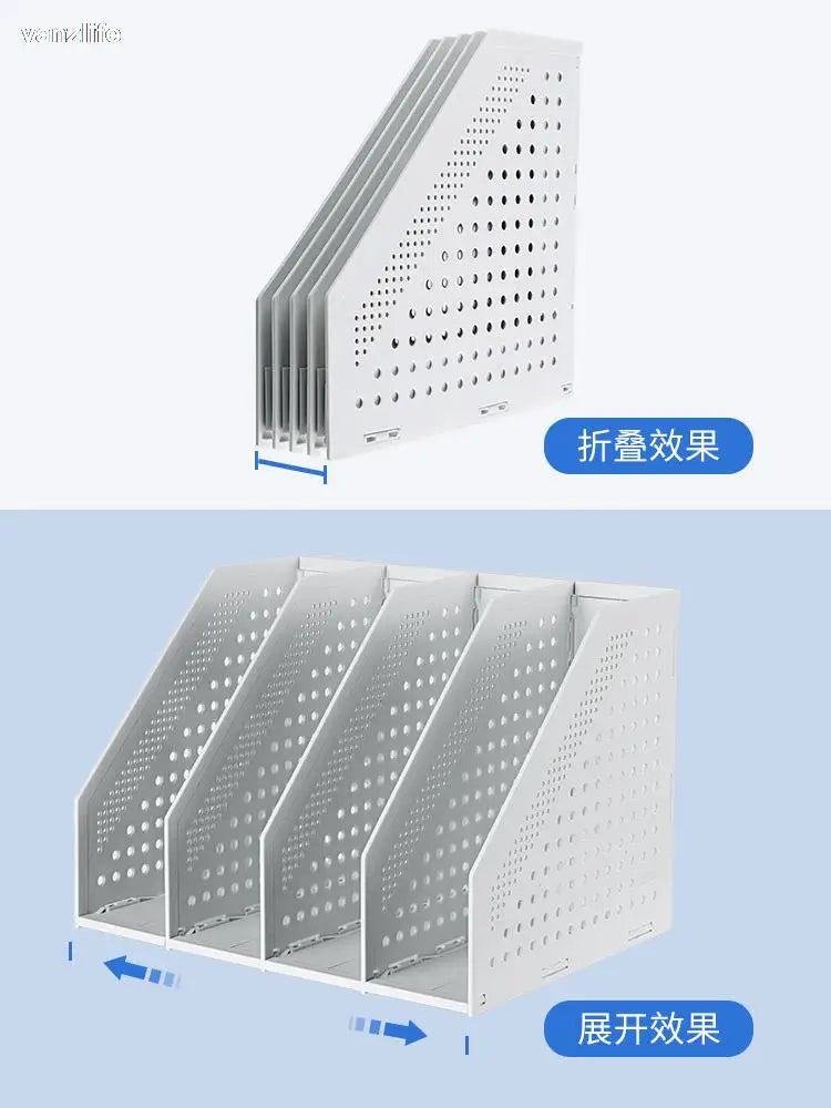 Folder Storage Box Vertical Bookshelf Organiser