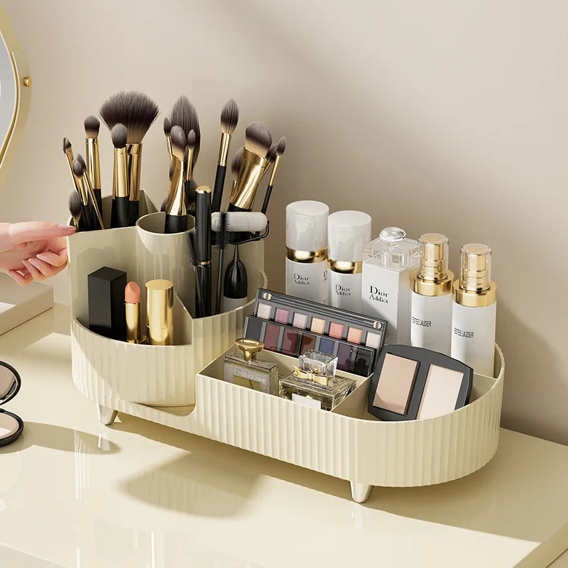 360° Rotating Makeup Brush Holder