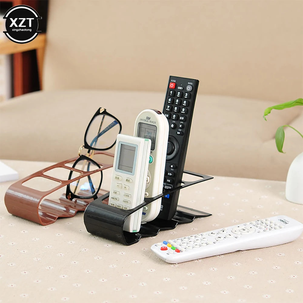 4-Slot Plastic Remote Control Organizer