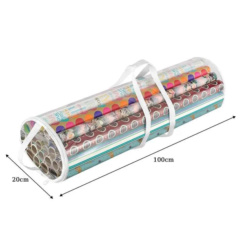 Transparent storage bag with Easy Carry Handles